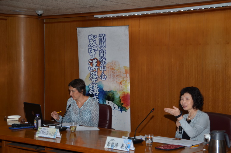 左起：畢茉莉教授、鄭毓瑜教授