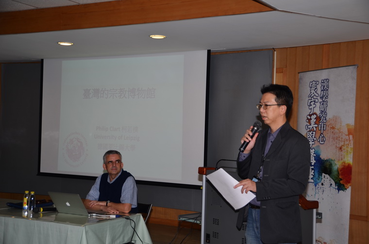 左起:柯若樸教授、黃文德組長